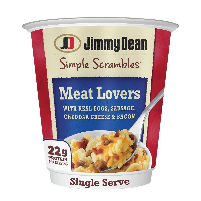 slide 1 of 6, Jimmy Dean Simple Scrambles Meat Lovers - 5.35oz, 5.35 oz