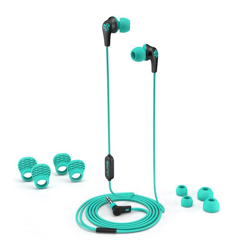 slide 2 of 3, JLab Wired JBuds Pro with Universal Mic - Teal, 1 ct