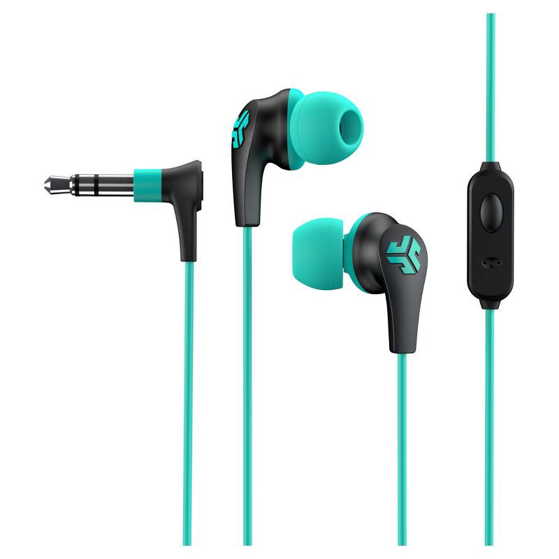 slide 1 of 3, JLab Wired JBuds Pro with Universal Mic - Teal, 1 ct