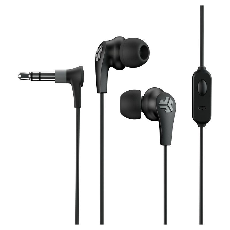 slide 1 of 4, JLab Wired JBuds Pro with Universal Mic - Black, 1 ct