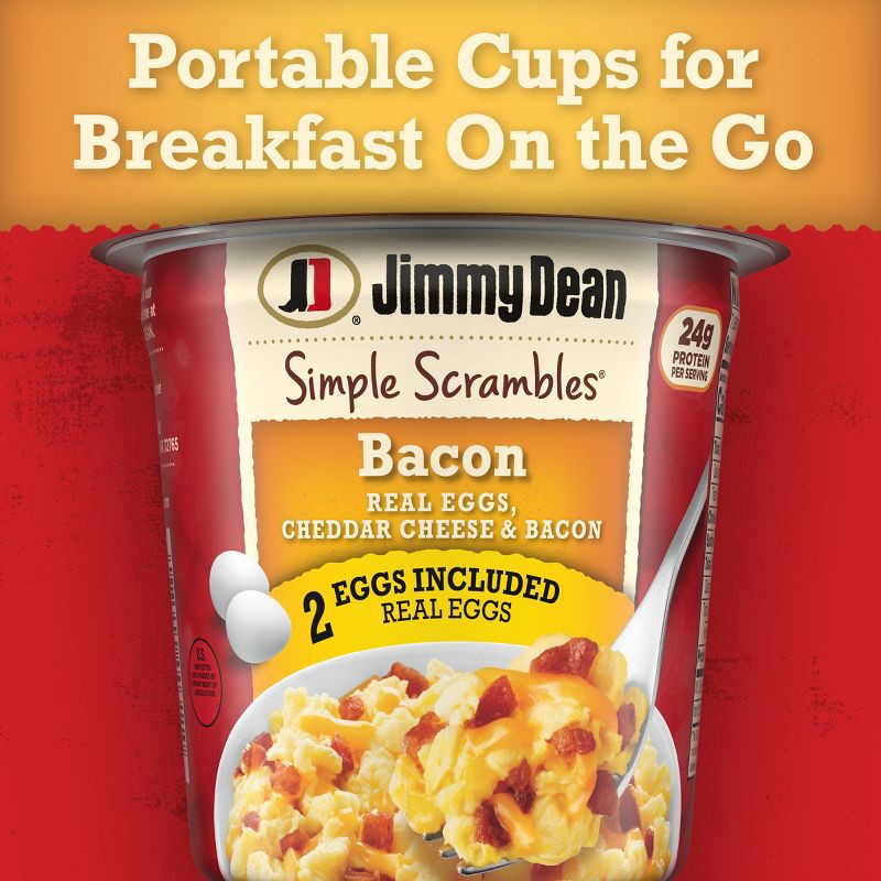 slide 6 of 7, Jimmy Dean Simple Scrambles Bacon - 5.35oz, 5.35 oz
