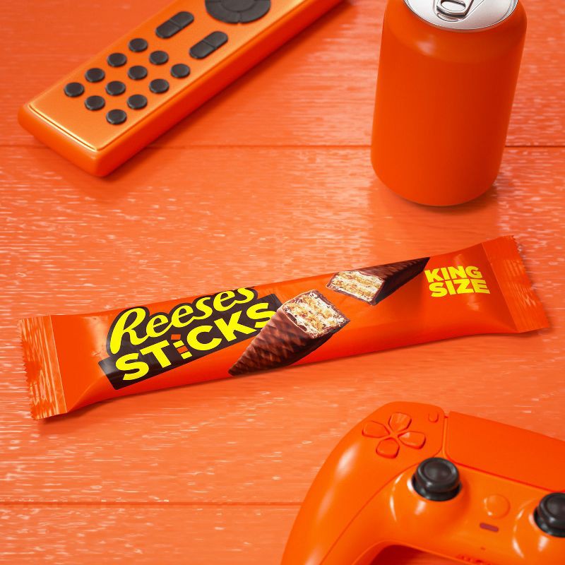 slide 6 of 7, Reese's King Size Milk Chocolate Peanut Butter & Crispy Wafers Sticks Candy - 3oz/4ct, 4 ct; 3 oz