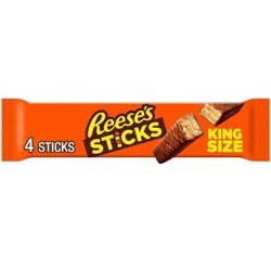 Reese's King Size Milk Chocolate Peanut Butter & Crispy Wafers Sticks Candy - 3oz/4ct