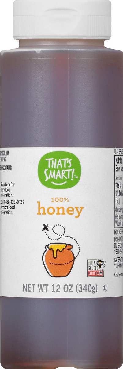 slide 6 of 9, That's Smart! 100% Honey 12 oz, 12 oz