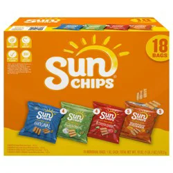 Sun Chips Whole Grain Snacks Variety Pack
