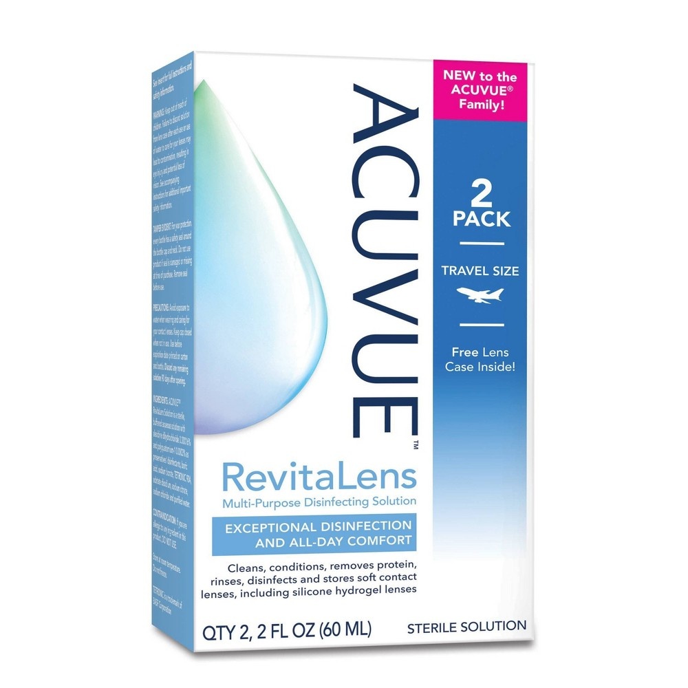 slide 3 of 3, Acuvue Revitalens Multi-Purpose Disinfecting Contact Solution, 4 oz