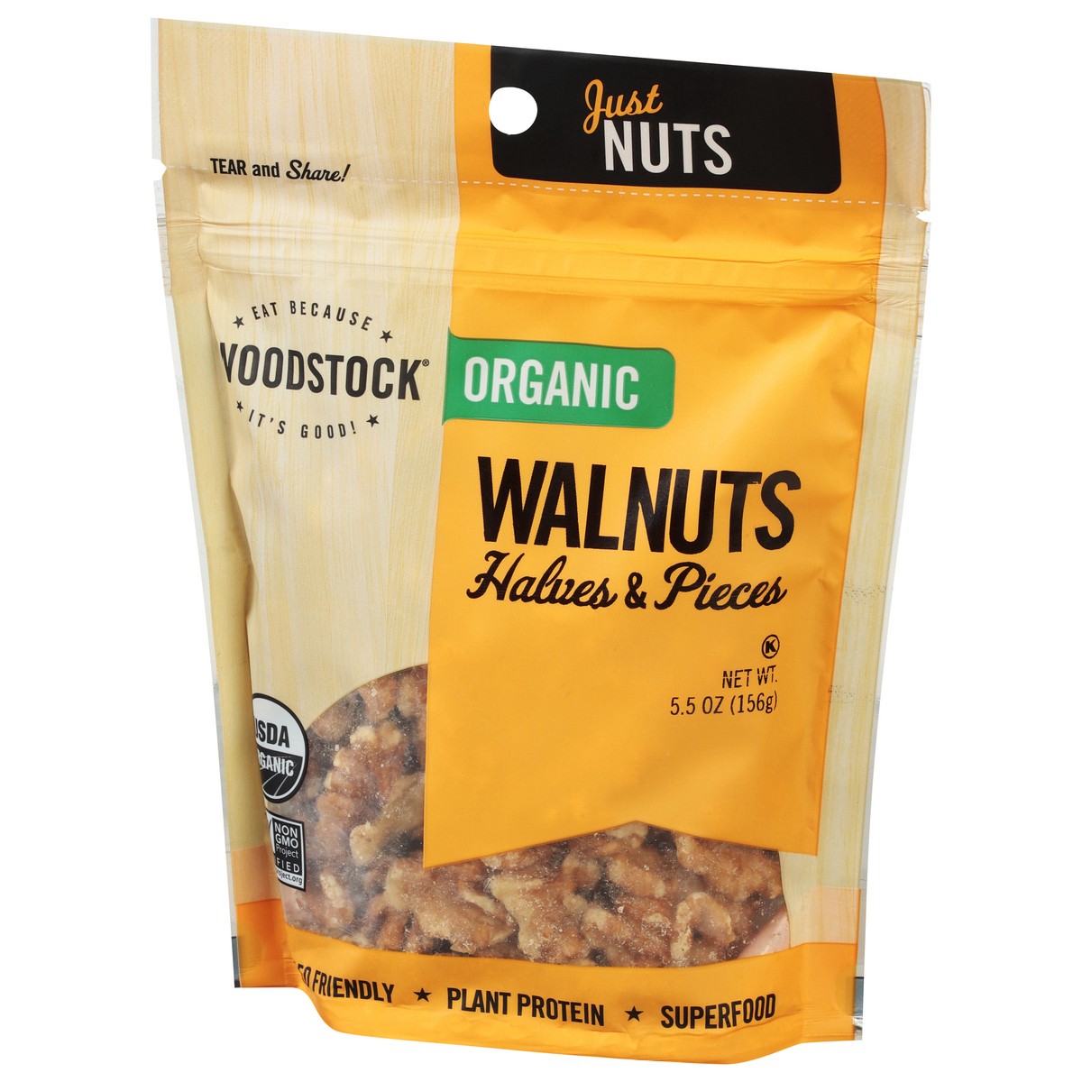 slide 8 of 9, Woodstock Halves & Pieces Organic Walnuts 5.5 oz, 5.5 oz