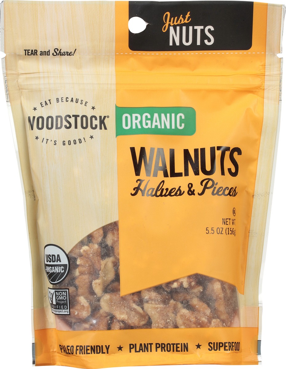 slide 4 of 9, Woodstock Halves & Pieces Organic Walnuts 5.5 oz, 5.5 oz