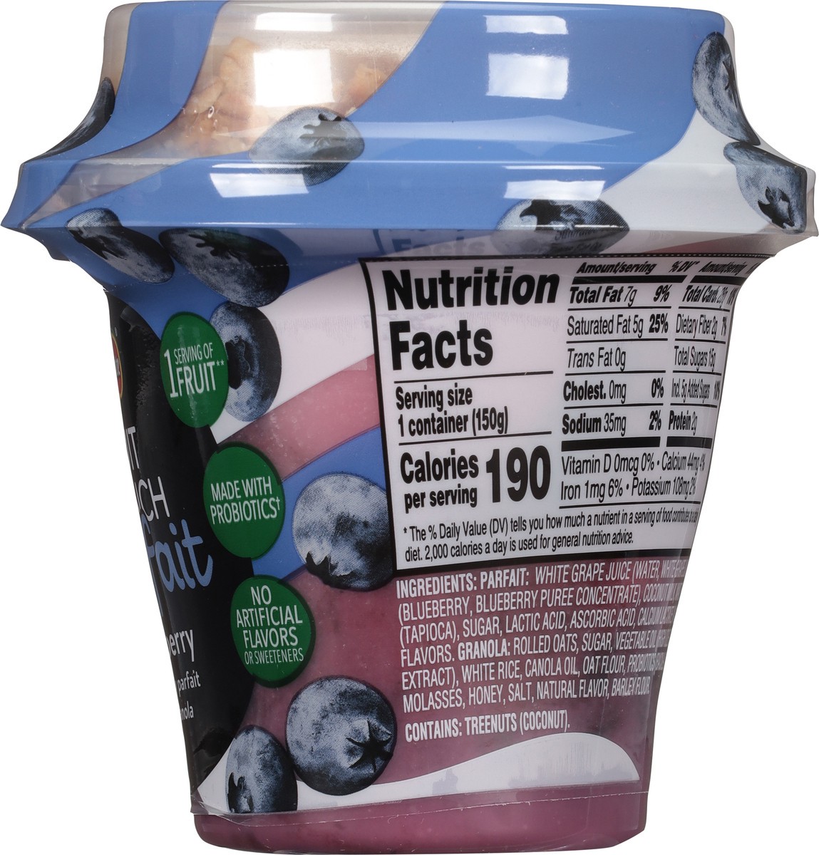 slide 12 of 13, Del Monte Fruit Crunch Blueberry Fruit Crunch Parfait 5.3 oz, 5.3 oz