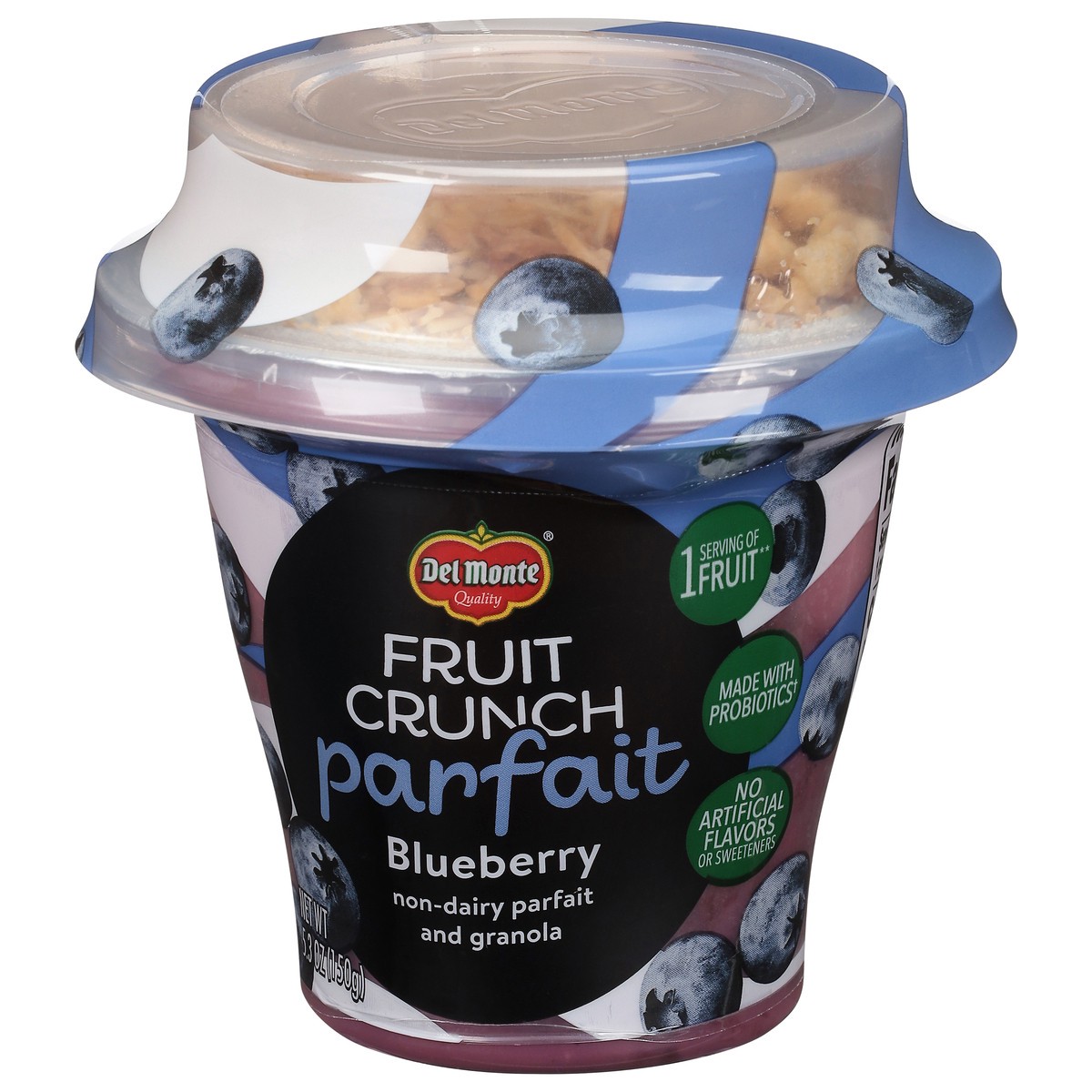 slide 4 of 13, Del Monte Fruit Crunch Blueberry Fruit Crunch Parfait 5.3 oz, 5.3 oz