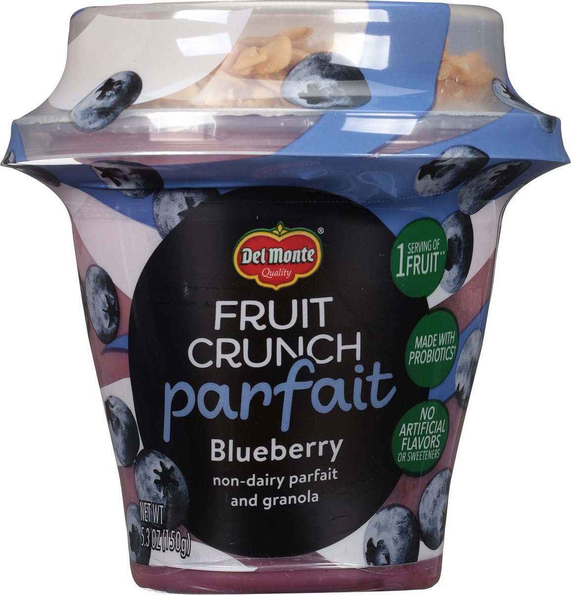 slide 2 of 13, Del Monte Fruit Crunch Blueberry Fruit Crunch Parfait 5.3 oz, 5.3 oz