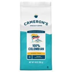 Cameron's Coffee Medium Roast Ground Smooth 100% Colombian Coffee 10 oz