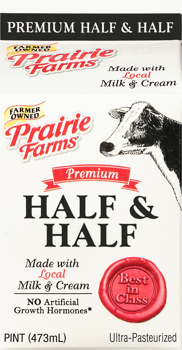 slide 2 of 9, Prairie Farms Premium Half & Half 1 pt, 1 pint