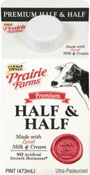 Prairie Farms Premium Half & Half 1 pt