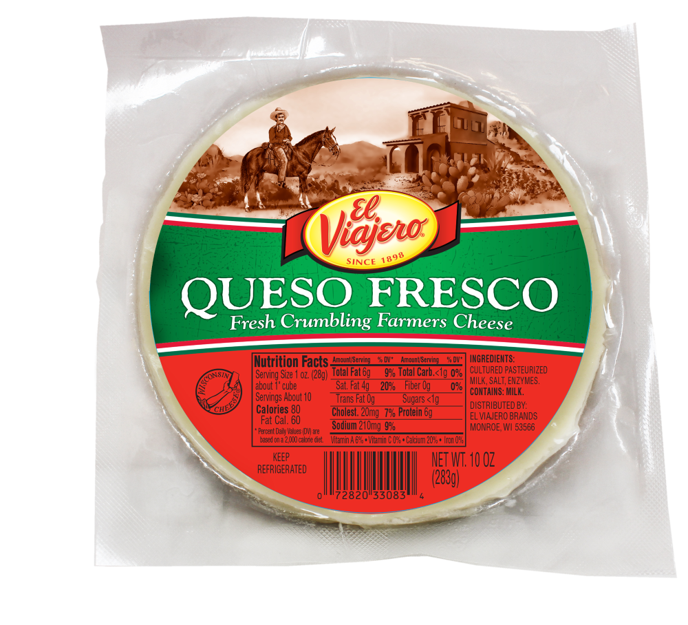 slide 1 of 1, El Viajero Queso Fresco, 10 Ounce, 10 oz