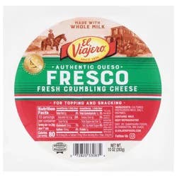 El Viajero Queso Fresco 10 oz