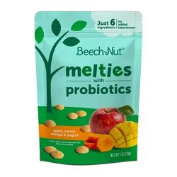 Beech-Nut Stage 3 (from About 8 Months) Apple, Carrot, Mango & Yogurt Melties with Probiotics Stage 3 1 oz