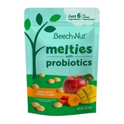 Beech-Nut Stage 3 (from About 8 Months) Apple, Carrot, Mango & Yogurt Melties with Probiotics Stage 3 1 oz