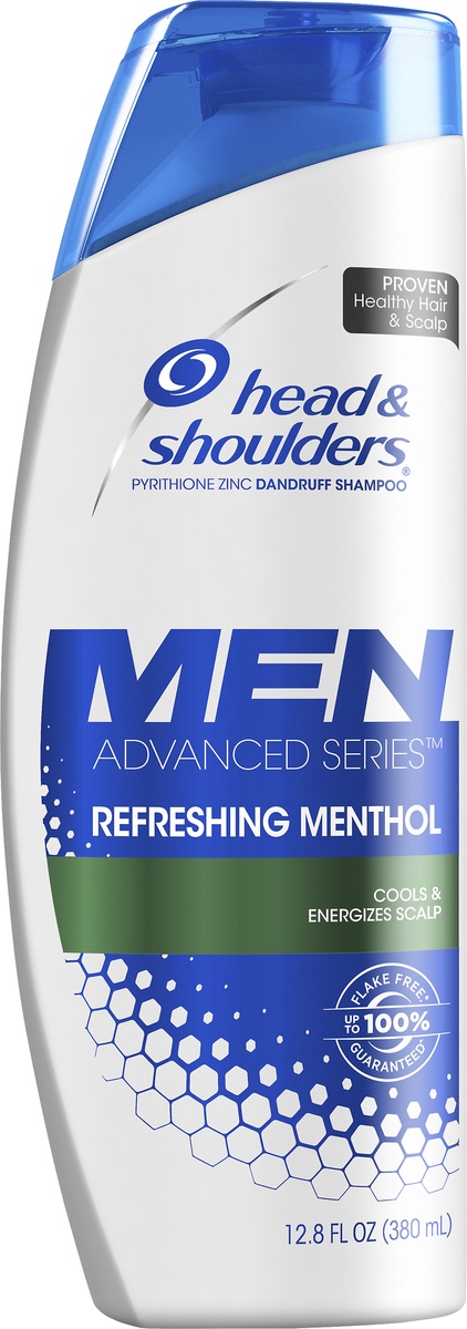 slide 2 of 3, Head & Shoulders Refreshing Menthol Anti-Dandruff Shampoo, 12.8 fl oz, 12.8 fl oz