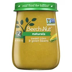 Beech-Nut Naturals Stage 2 (6+ months) Sweet Corn & Green Beans 4 oz