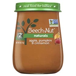 Beech-Nut Naturals Stage 2 (6 Months+) Apple, Pumpkin & Cinnamon 4 oz
