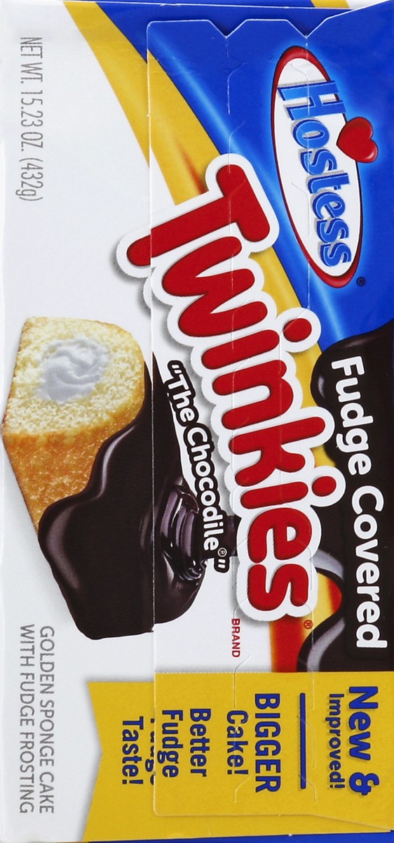 slide 3 of 4, HOSTESS Fudge Covered TWINKIES 8 Count 15.23 oz, 8 ct; 15.23 oz