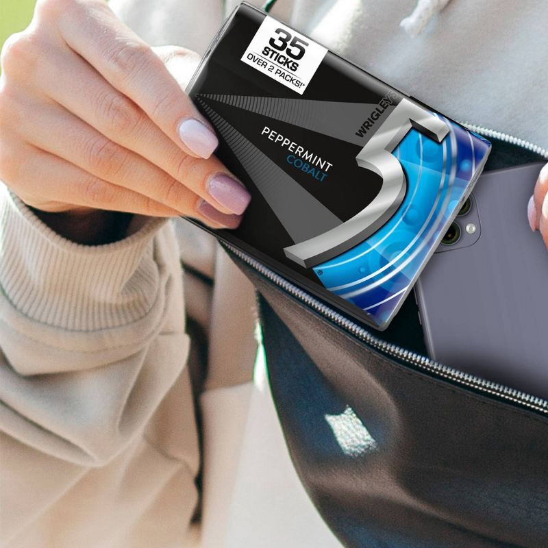 slide 5 of 11, 5 Gum Sugar-Free Peppermint Cobalt Gum - 35ct, 35 ct