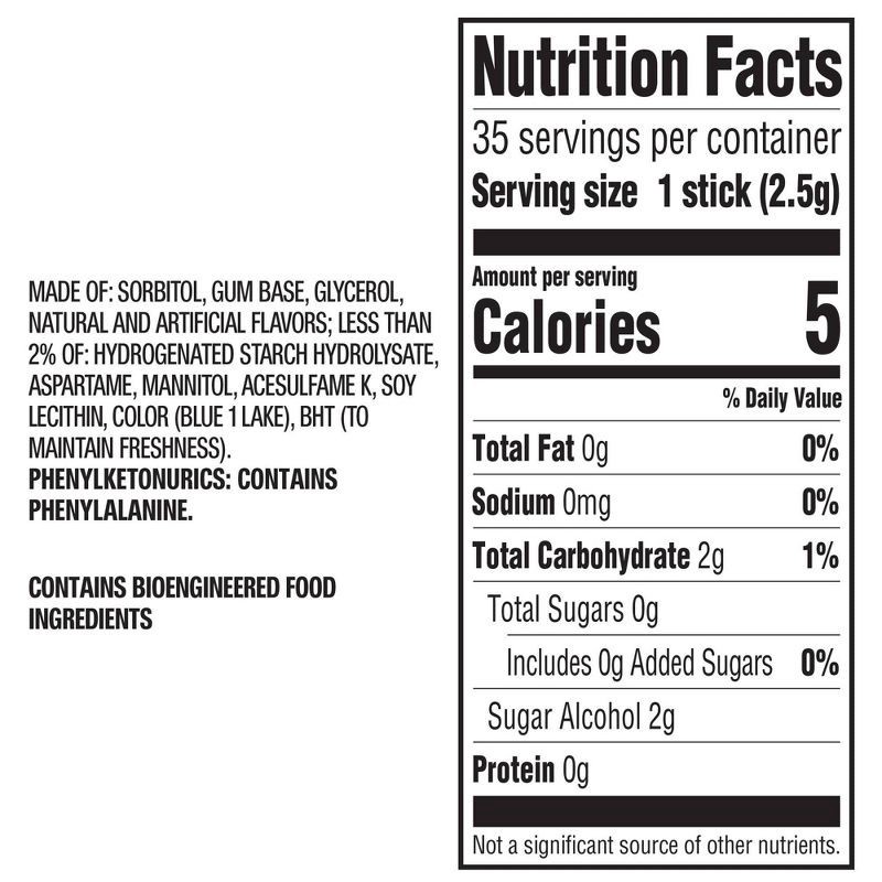 slide 11 of 11, 5 Gum Sugar-Free Peppermint Cobalt Gum - 35ct, 35 ct