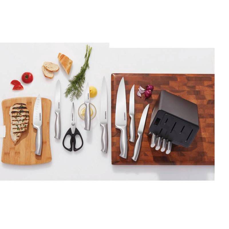 slide 5 of 12, Farberware Edgekeeper 13 Piece Self Sharpening StainlessSteel Hollow Handle Knife Block Set, 13 ct