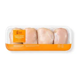 Fresh All Natural Boneless & Skinless Chicken Breast - 1.5-3.2lbs - price per lb - Good & Gather™