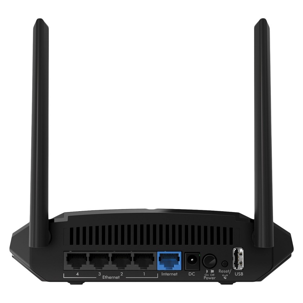 slide 2 of 5, Netgear AC1200 Dual Band WiFi Router- Black (R6120), 1 ct
