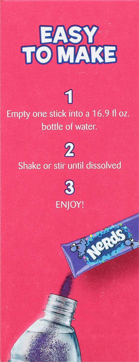 slide 5 of 9, Nerds Zero Sugar Variety Pack Grape, Strawberry, Cherry Drink Mix Sticks - 30 ct, 30 ct