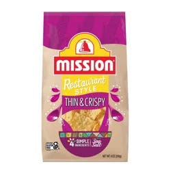 Mission Thin & Crispy Yellow Corn Tortilla Chips - 9oz
