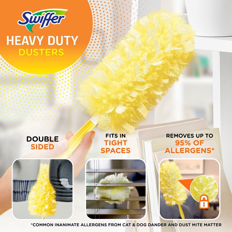 slide 2 of 13, Swiffer Duster Multi-Surface Heavy Duty Refills - Unscented - 11ct, 11 ct