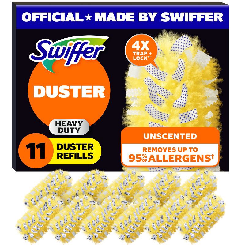 slide 1 of 13, Swiffer Duster Multi-Surface Heavy Duty Refills - Unscented - 11ct, 11 ct