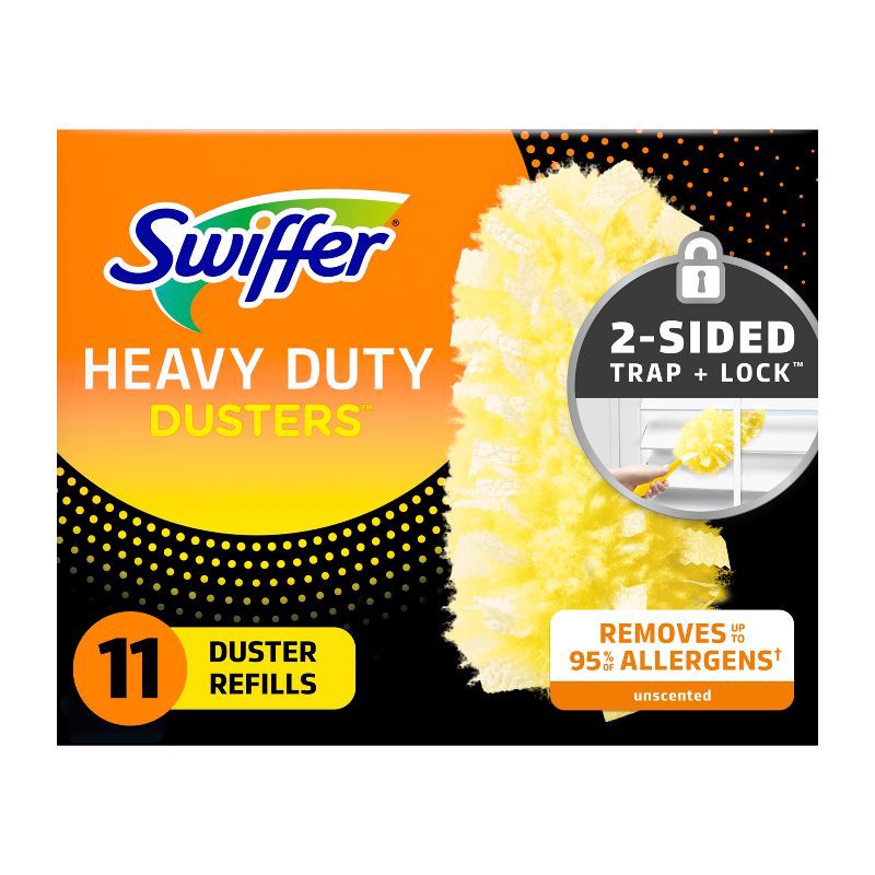 slide 1 of 15, Swiffer Duster Multi-Surface Heavy Duty Refills - Unscented - 11ct, 11 ct