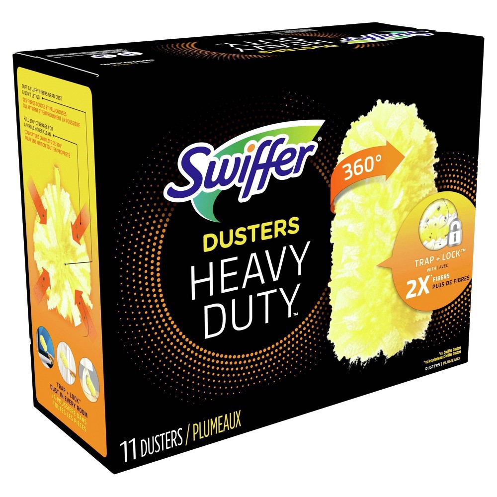 slide 10 of 19, Swiffer Duster Multi-Surface Heavy Duty Refills - 11ct, 11 ct