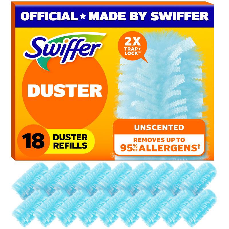 slide 1 of 9, Swiffer Dusters Multi-Surface Refills - Unscented - 18ct, 18 ct