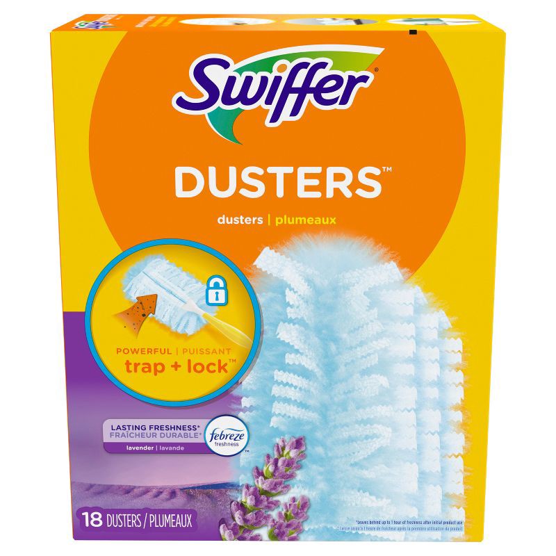 Swiffer Duster Refills, Lasting Freshness, Lavender Scent, 18 Ct 