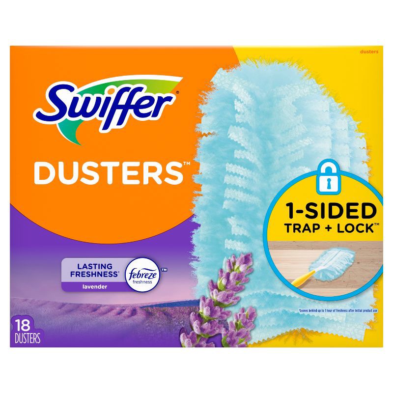 slide 11 of 12, Swiffer Dusters Multi-Surface Refills - Lavender Scent - 18ct, 18 ct