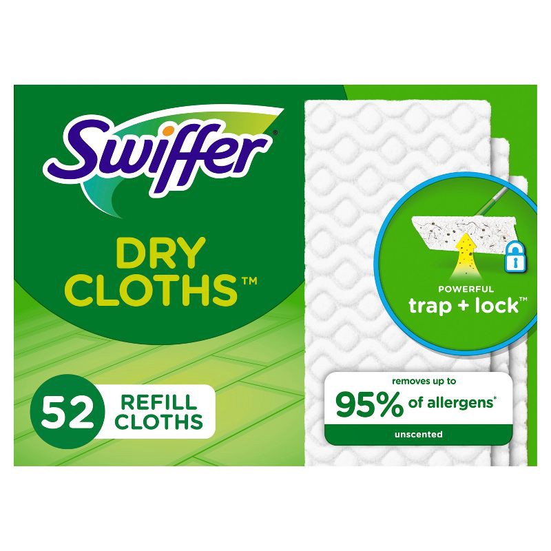 slide 1 of 16, Swiffer Sweeper Dry Sweeping Cloths - Unscented - 52ct, 52 ct