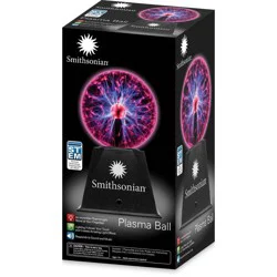 Smithsonian Plasma Ball: Science Kits for 8th-11th Grade, Includes Instruction Guide & Poster