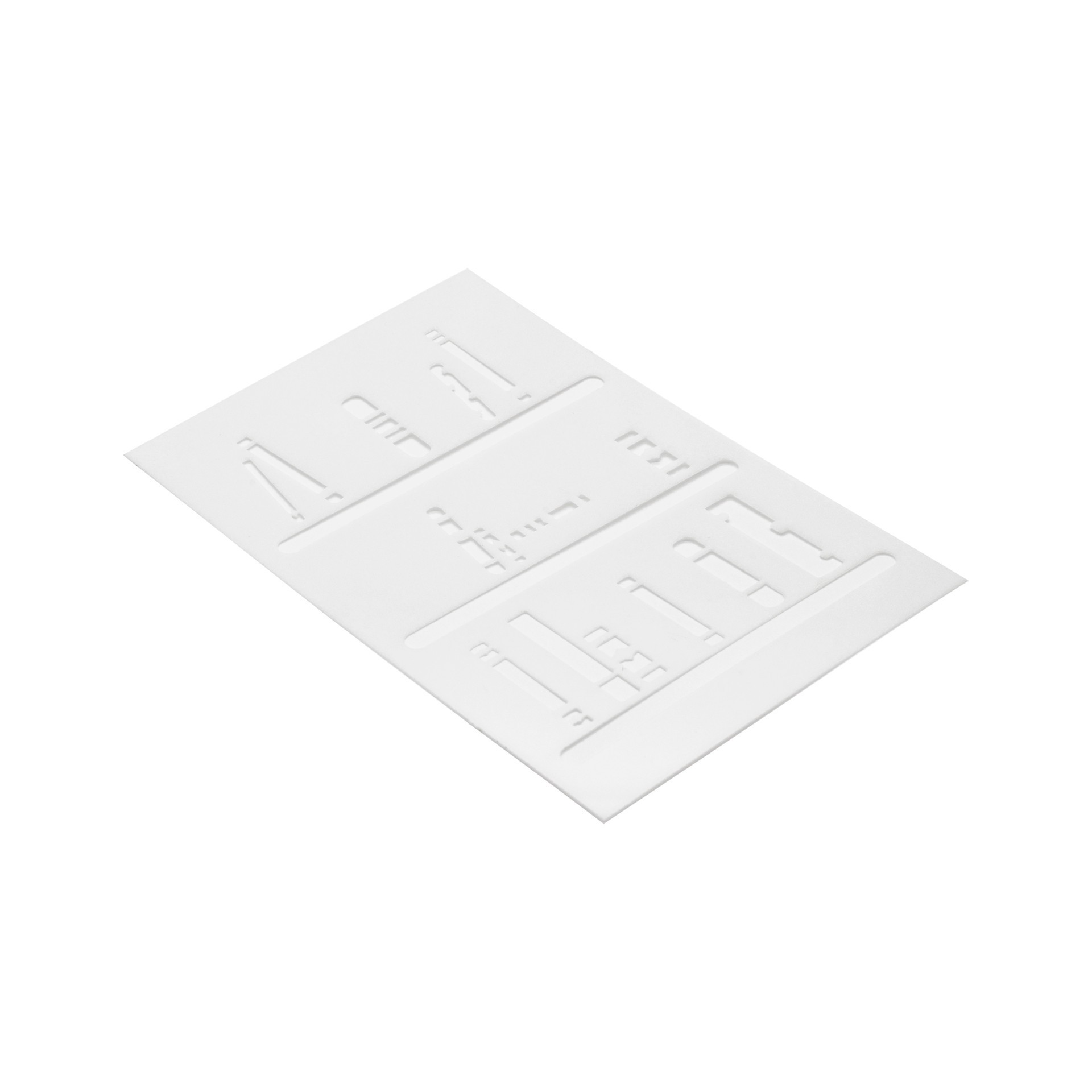 slide 4 of 4, 4" X 6" Books Print Layering Stencil Set By Recollections, 4 in x 6 in