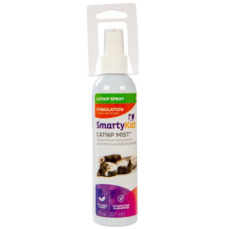 slide 1 of 1, SmartyKat Catnip Mist Cat Attractant Spray Cat Treats - 7 fl oz, 7 fl oz