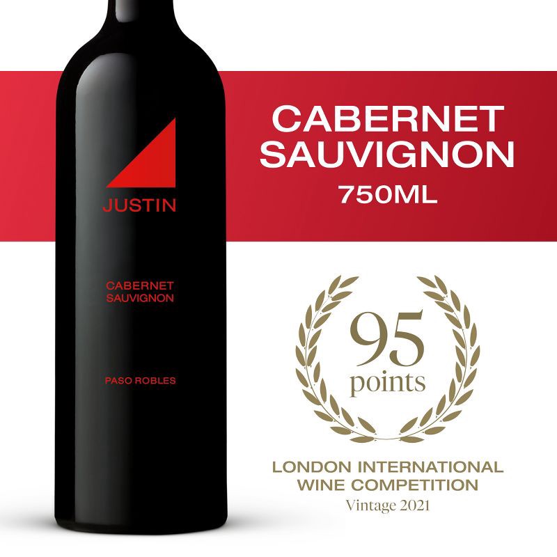 slide 8 of 8, Justin Wines Justin Cabernet Sauvignon Red Wine - 750ml Bottle, 750 ml