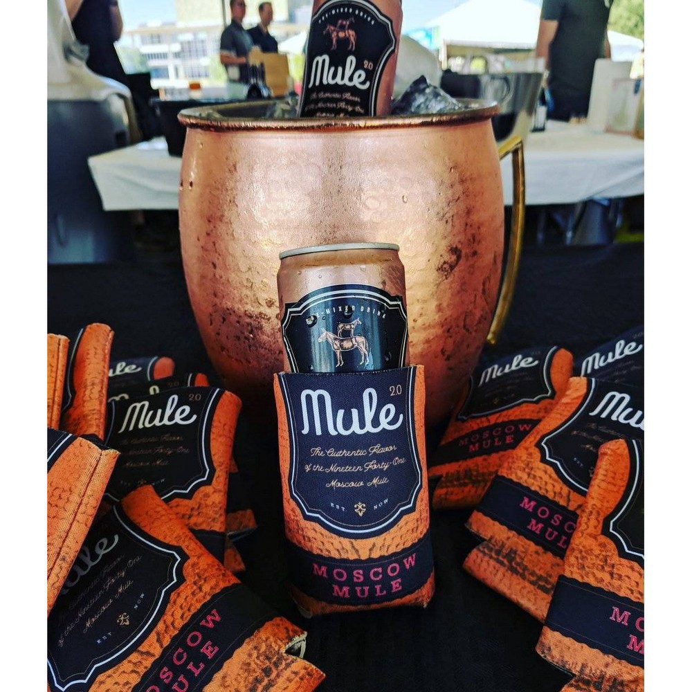 slide 2 of 2, Mule 2.0 Moscow Mule Mixed Cocktail - 4pk/12 fl oz Can, 4 ct; 12 fl oz
