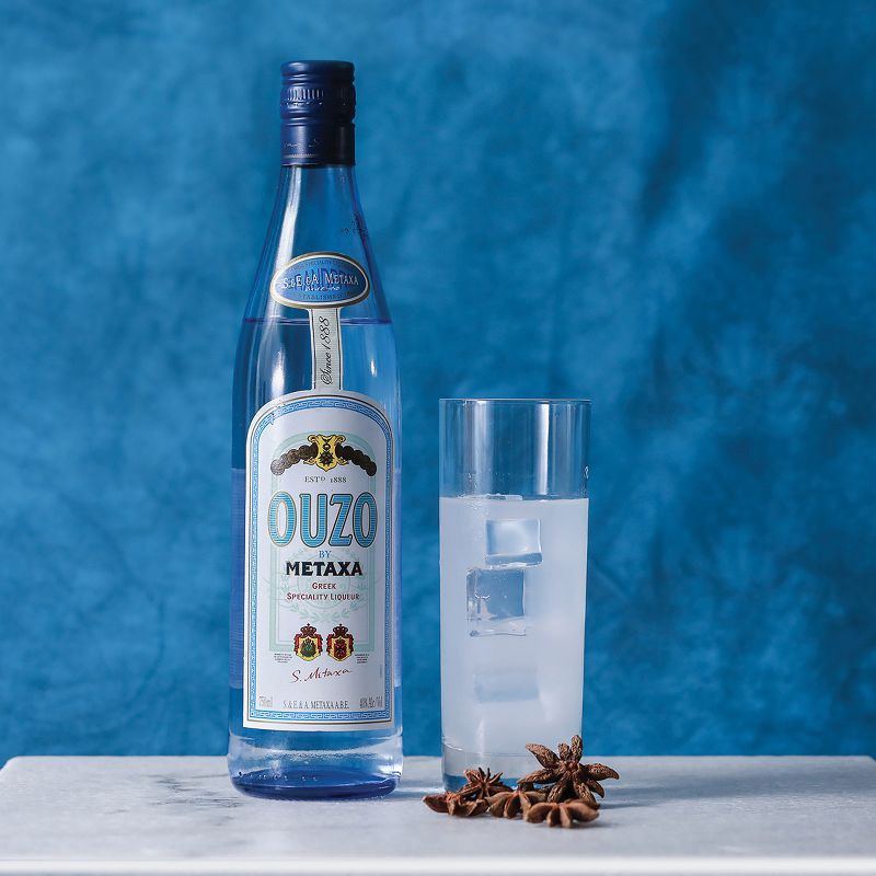 slide 4 of 9, Ouzo by Metaxa Greek Specialty Liqueur - 750ml Bottle, 750 ml