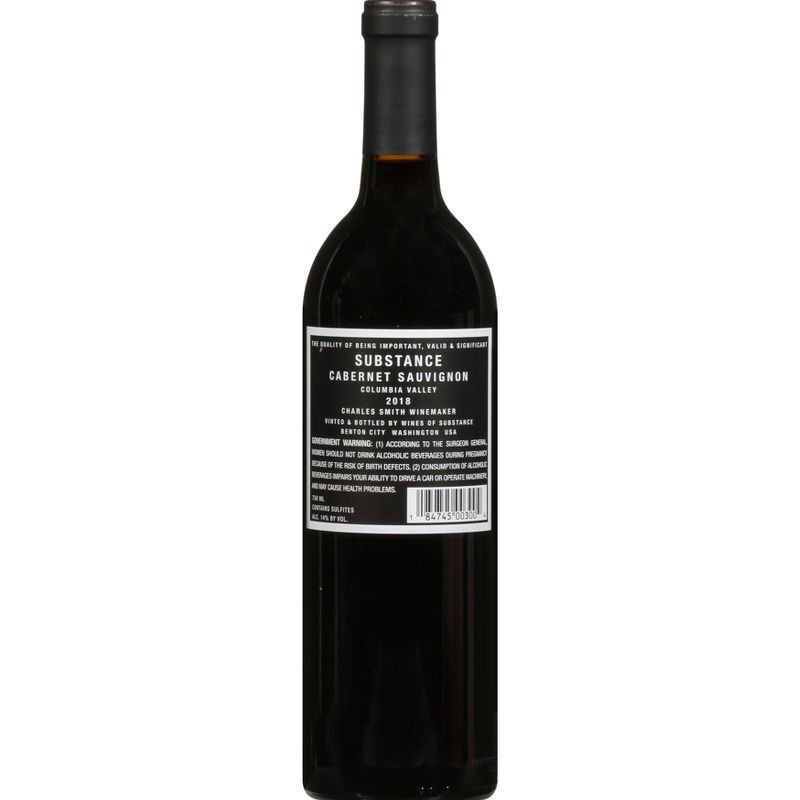 slide 4 of 6, Wines of Substance Substance Cabernet Sauvignon Red Wine - 750ml Bottle, 750 ml