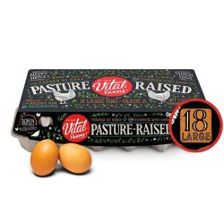 Vital Farms Pasture Raised Large Eggs - 18ct