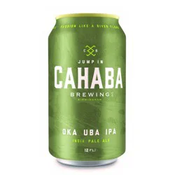 Cahaba Brewing Co Cahaba OKA UBA IPA Beer - 6pk/12 fl oz Cans